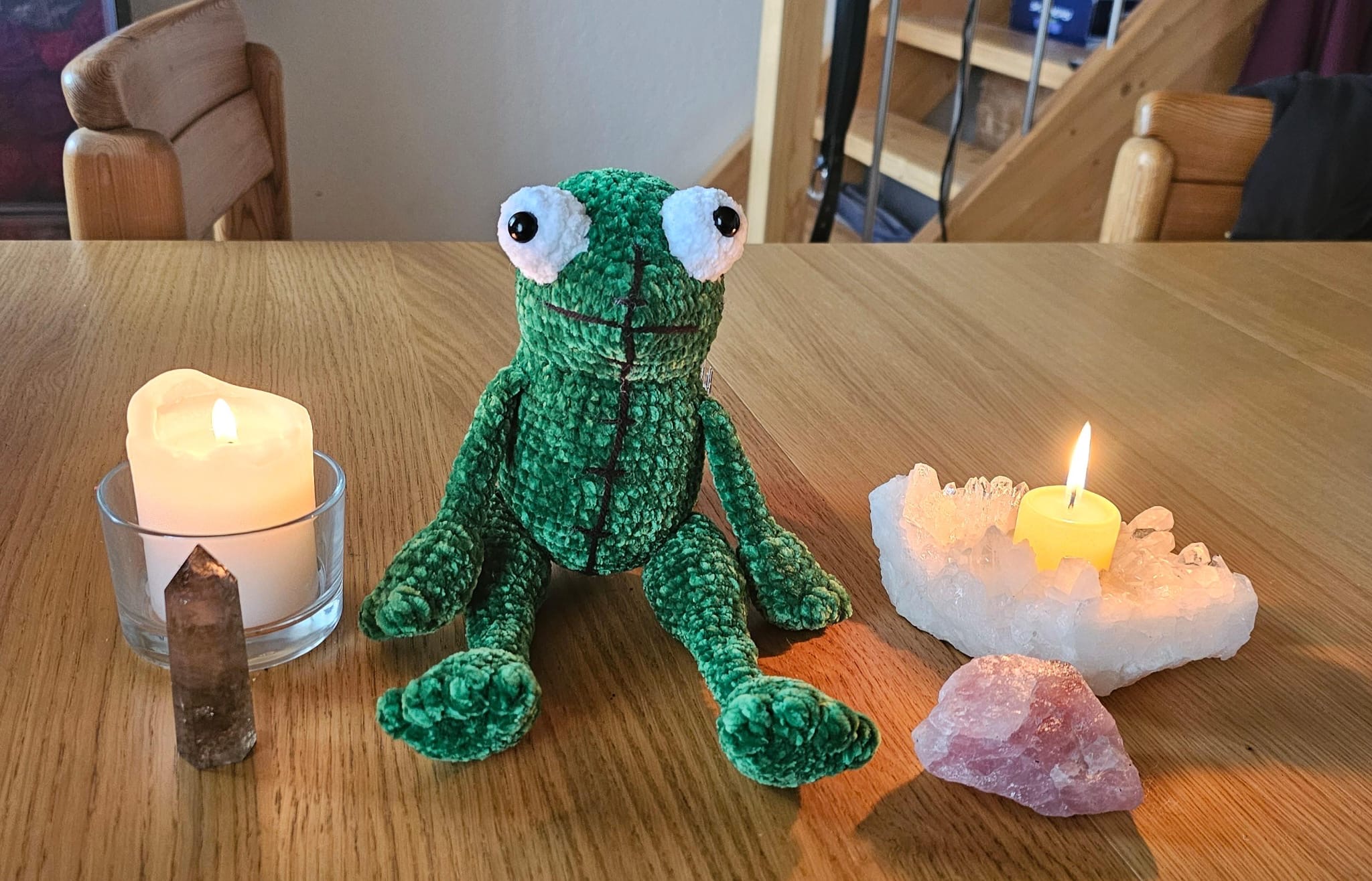 Fröschli vom Pumpi gehäkelt